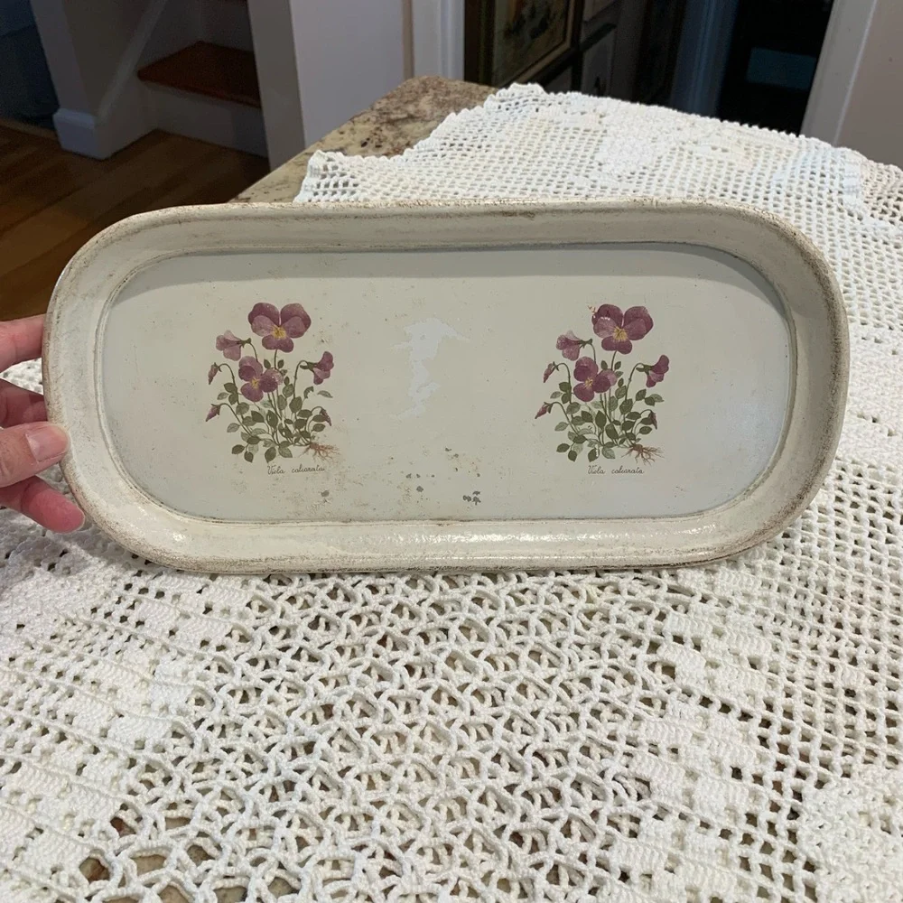 Vintage Florentine Italian Traditional tray.